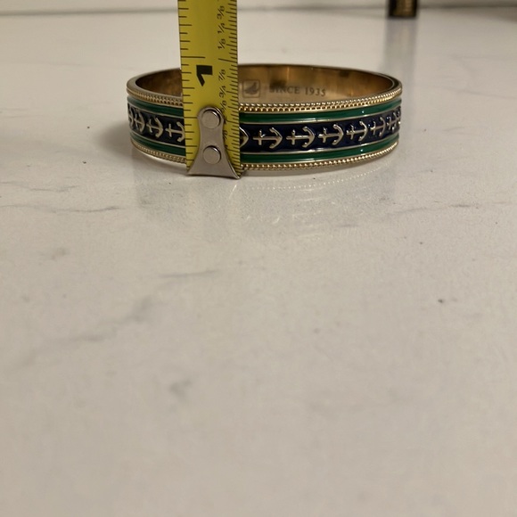 Sperry Navy & Gold Anchor Bangle - Picture 3 of 5